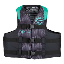 Full Throttle Adult Nylon Life Jacket - S/M - Aqua/Black [112200-505-030-22] - Life Vests