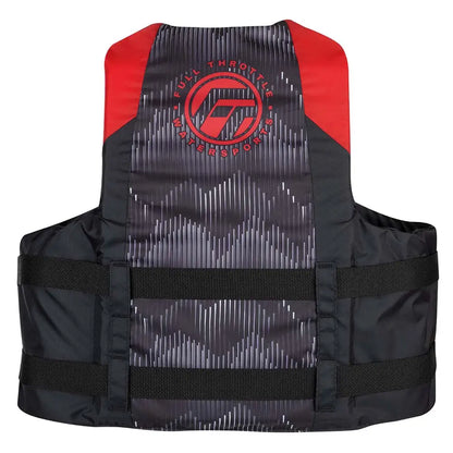 Full Throttle Adult Nylon Life Jacket - S/M - Red/Black [112200-100-030-22] - Life Vests