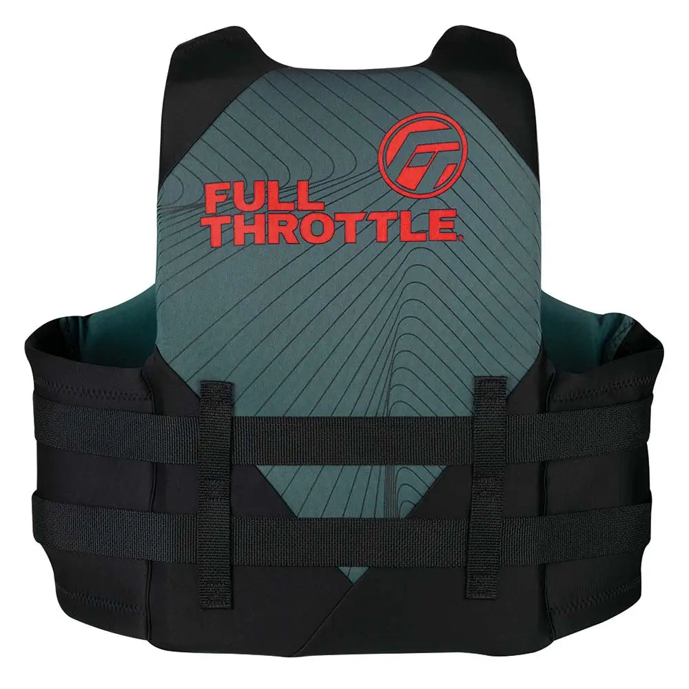 Full Throttle Adult Rapid-Dry Life Jacket - 2XL/4XL - Grey/Black [142100-701-080-22] - Life Vests