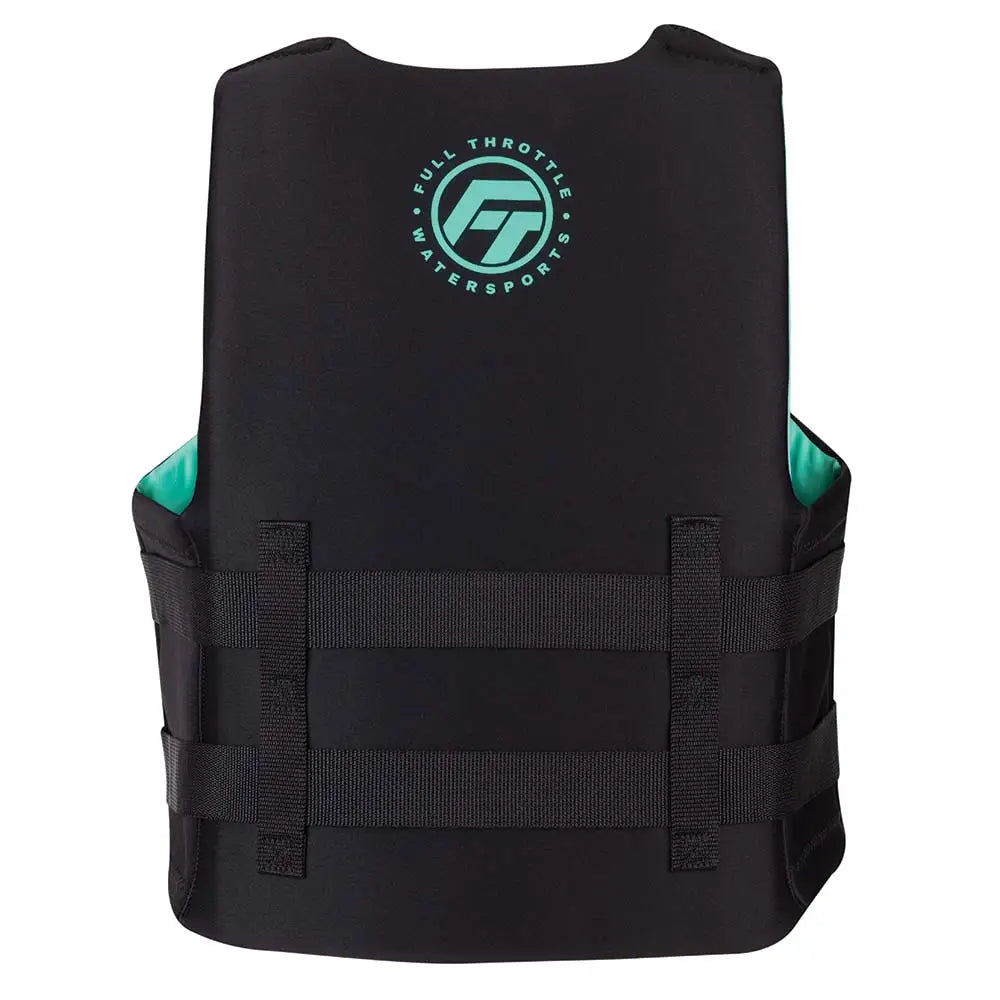 Full Throttle Adult Rapid-Dry Life Jacket - L/XL - Aqua/Black [142100-505-050-22] - Life Vests