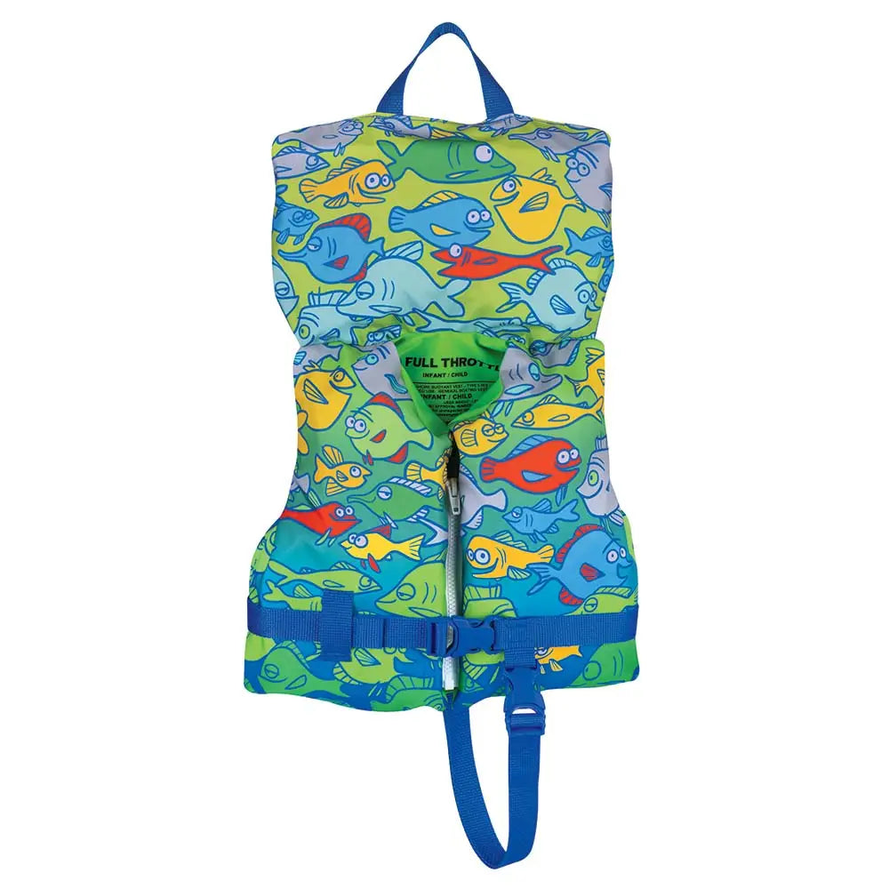Full Throttle Character Vest - Infant/Child Less Than 50lbs - Fish [104200-500-000-15] - Personal Flotation Devices