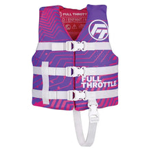 Full Throttle Child Nylon Life Jacket - Purple [112200-600-001-22] - Life Vests