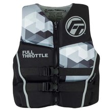 Full Throttle Mens Rapid-Dry Flex-Back Life Jacket - XL - Black/Grey [142500-701-050-22] - Life Vests
