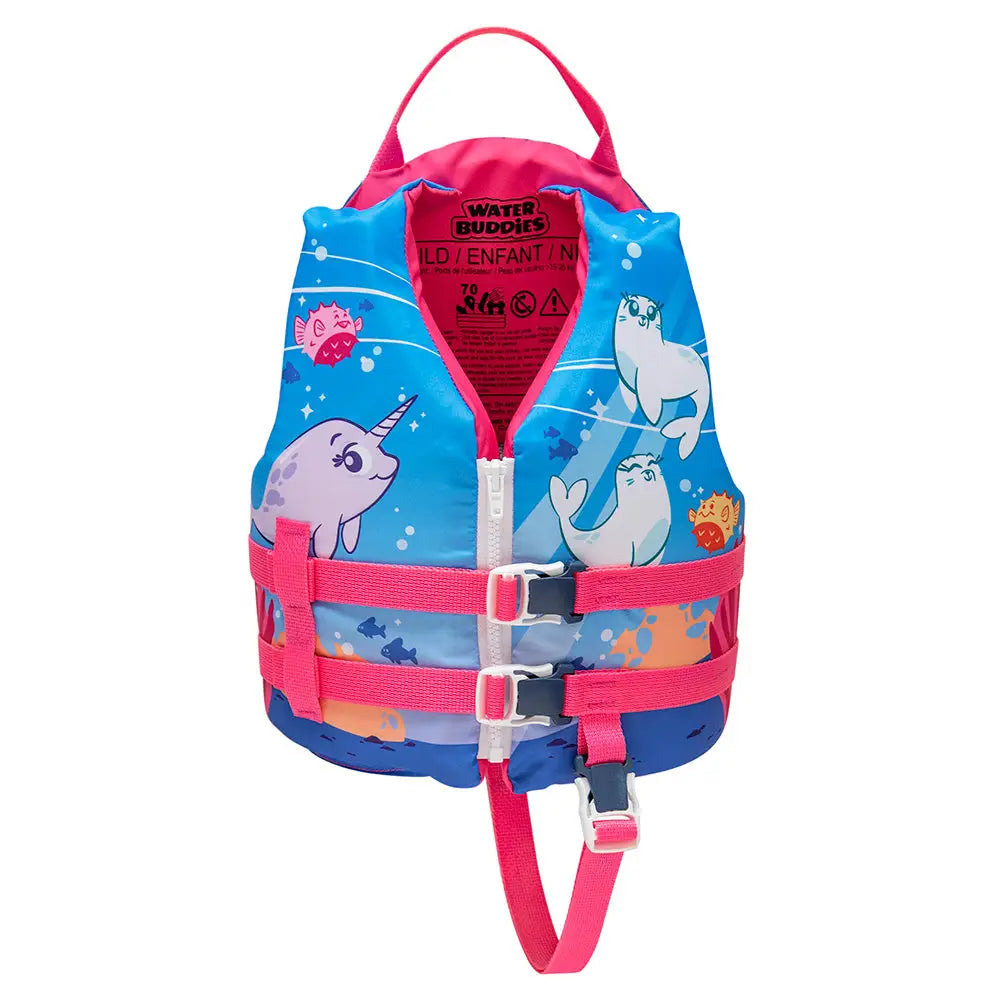 Full Throttle Octopus Water Buddies Child Life Vest Type III 30-50lbs - Personal Flotation Devices