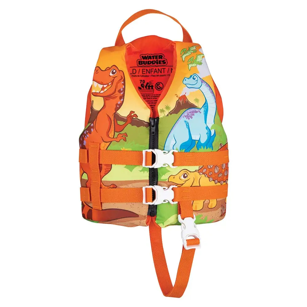 Full Throttle Water Buddies Life Vest - Child 30-50lbs - Dinosaurs [104300-200-001-15] - Personal Flotation Devices