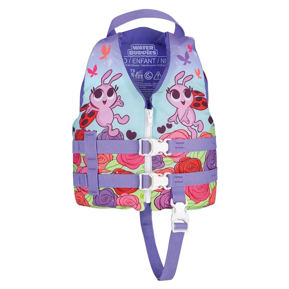 Full Throttle Water Buddies Life Vest Child 30 50lbs Ladybug [104300 100 001 19] Personal Flotation Devices