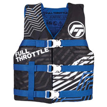Full Throttle Youth Nylon Life Jacket - Blue/Black [112200-500-002-22] - Life Vests