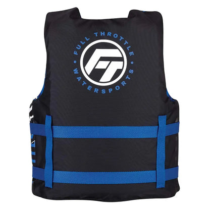 Full Throttle Youth Nylon Life Jacket - Blue/Black [112200-500-002-22] - Life Vests