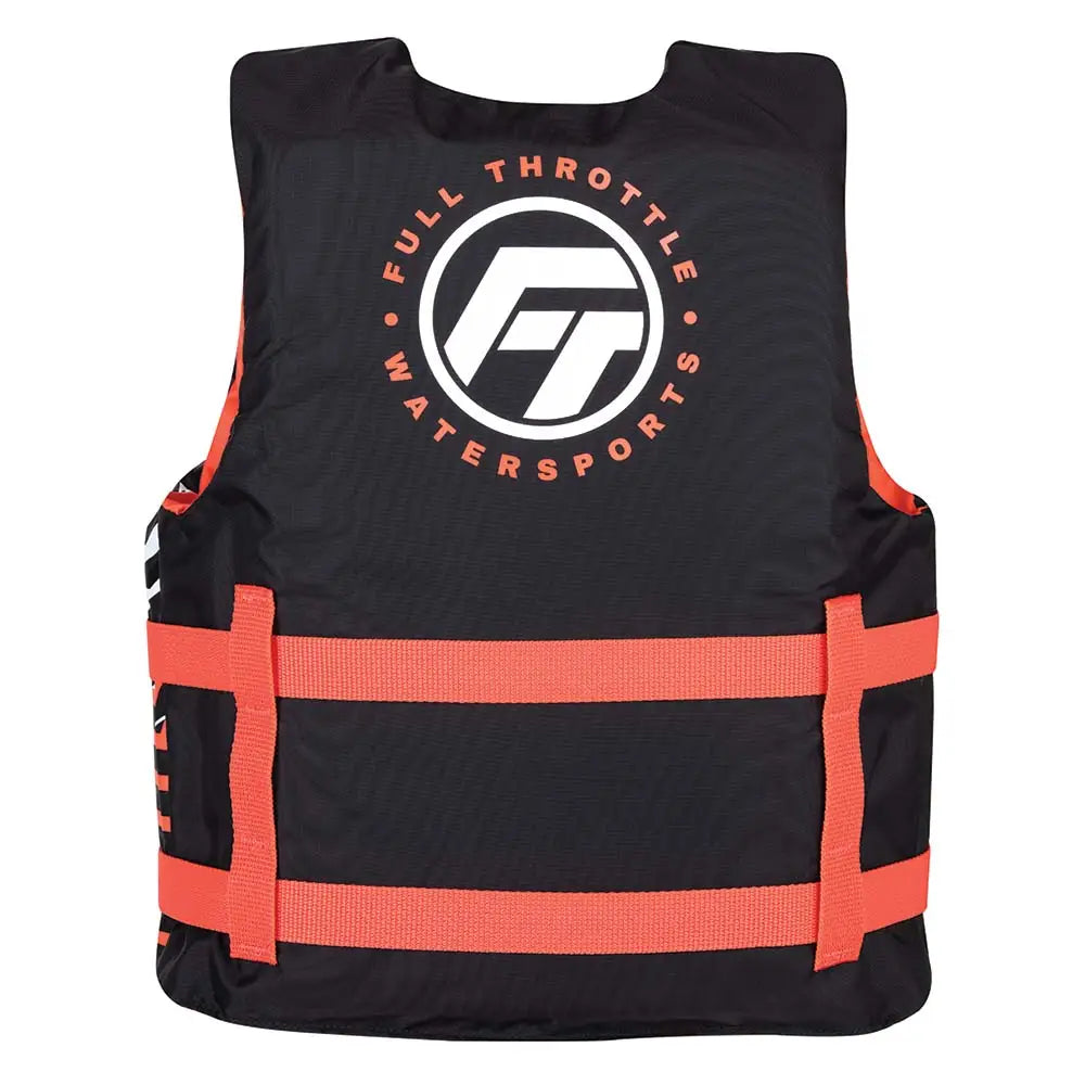 Full Throttle Youth Nylon Life Jacket - Pink/Black [112200-105-002-22] - Life Vests
