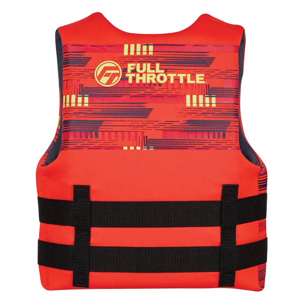 Full Throttle Youth Rapid-Dry Life Jacket - Red [142100-100-002-26] - Life Vests
