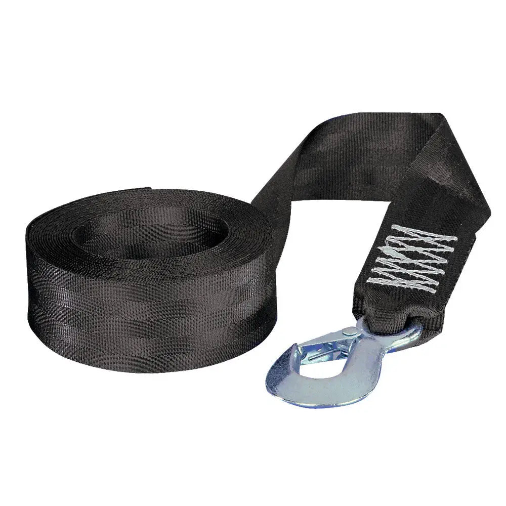 Fulton 2’’ x 20’ Winch Strap w/Hook - 2,600lbs Max Load [501202] - Winch Straps & Cables