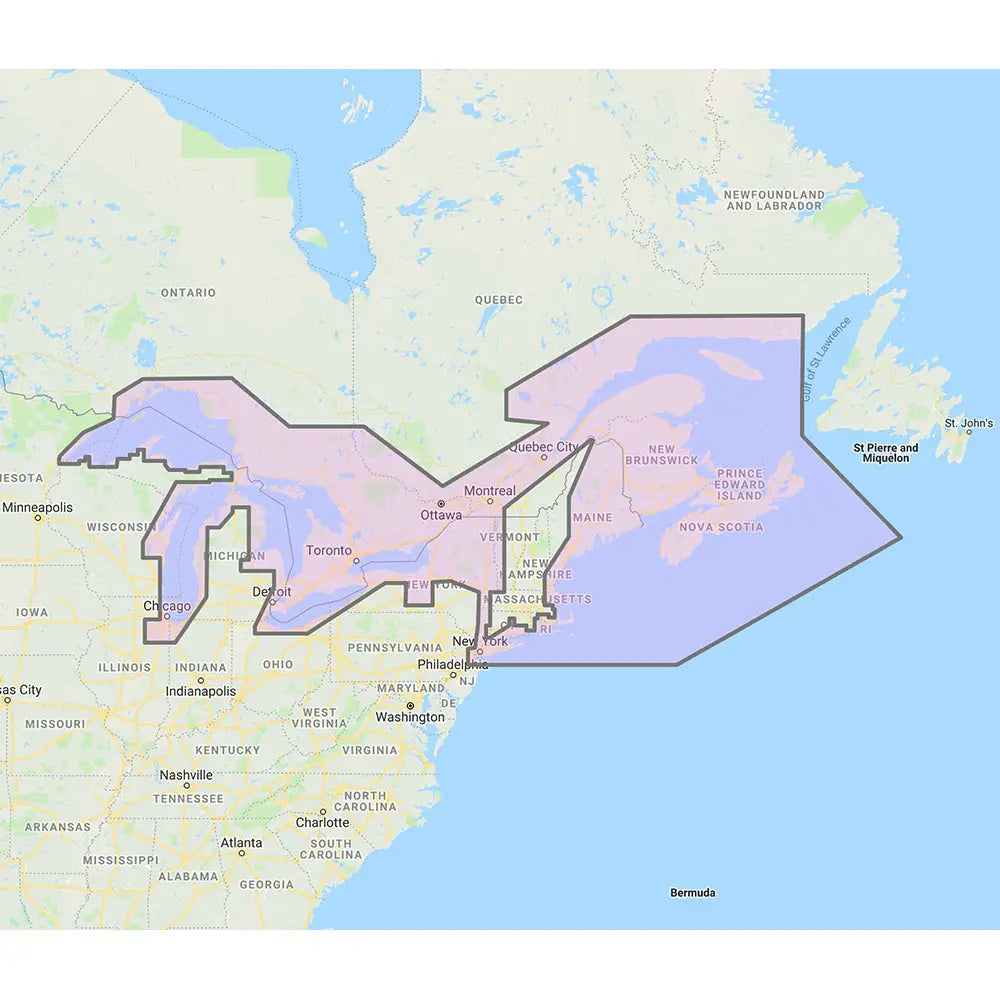 Furuno Great Lakes Maritimes Vector Charts - 3D Data Standard Resolution Satellite Photos - Unlock Code [MM3-VNA-026]