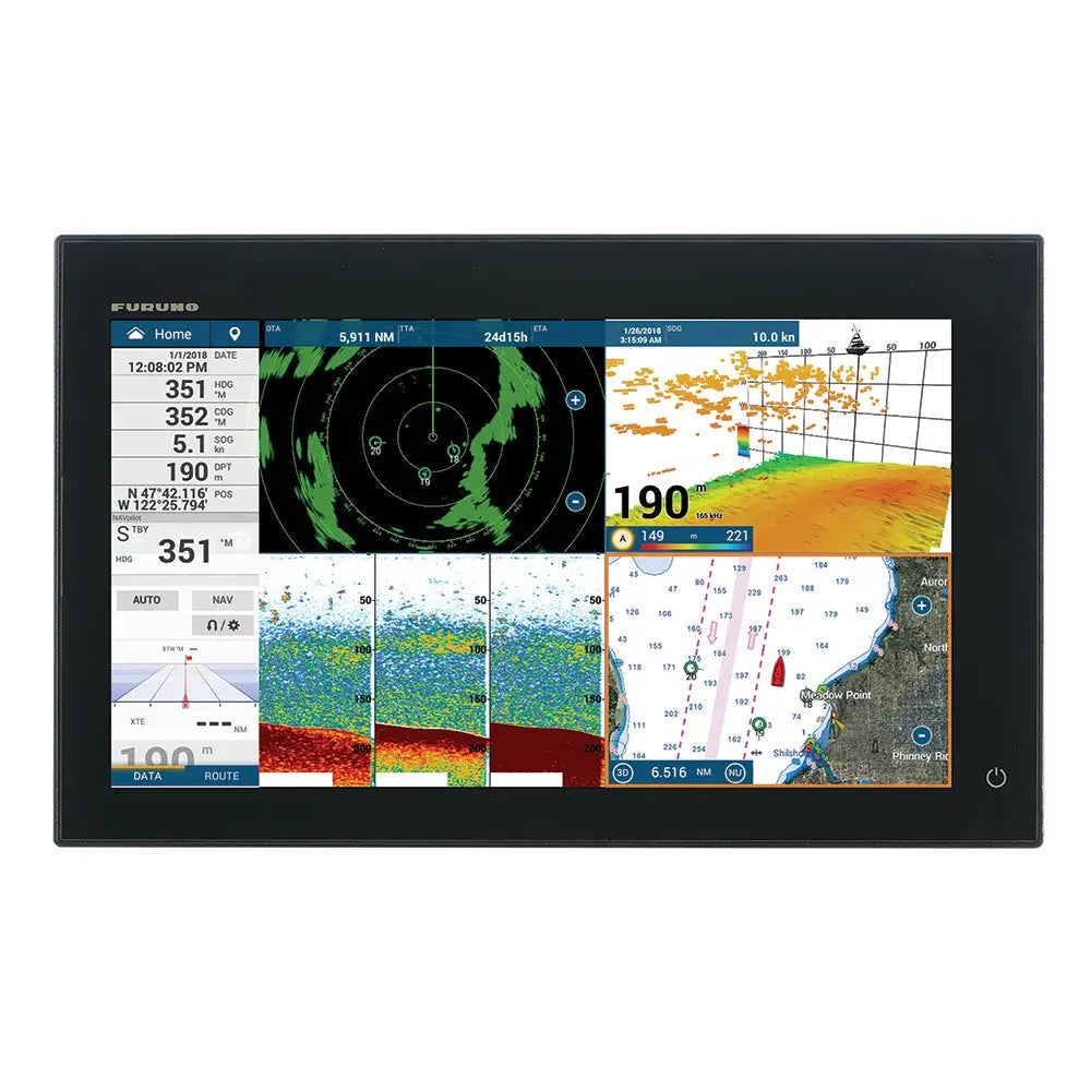 Furuno NavNet TZtouch3 16’’ MFD w/1kW Dual Channel CHIRP Sounder Internal GPS [TZT16F] - GPS - Fishfinder Combos