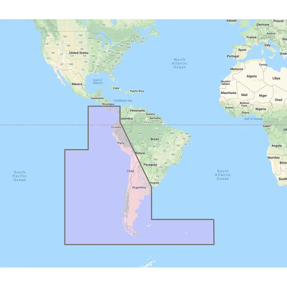 Furuno South America West Coast - Costa Rica to Chile to Falklands Vector Charts - Unlock Code [MM3-VSA-500] - Furuno