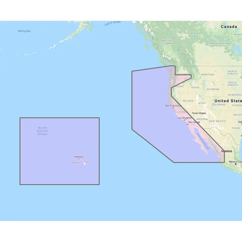 Furuno U.S. West Coast Hawaii Baja Mexico - Vector Chart Standard Resolution Satellite Photos f/Baja Mexico - Unlock