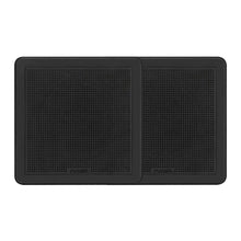Fusion FM-65SB FM Series 6.5’’ 120 Flush Mount Square Marine Speakers - Black Grill - 120W [010-02299-11] - Speakers