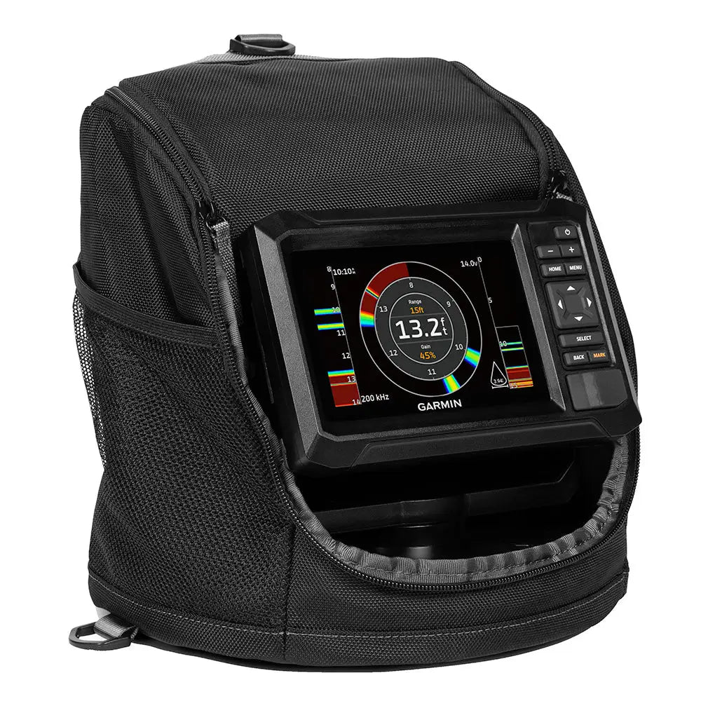 Garmin ECHOMAP UHD2 Keyed 5’’ cv Ice Fishing Bundle w/ECHOMAP UHD2 53cv Dual Beam-IF Transducer [010-02590-35] - Ice