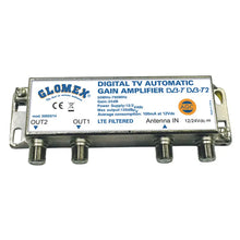 Glomex Auto Gain Control Amp - 12/24VDC f/2 TV Outputs [50023/14] - Antenna Mounts & Accessories