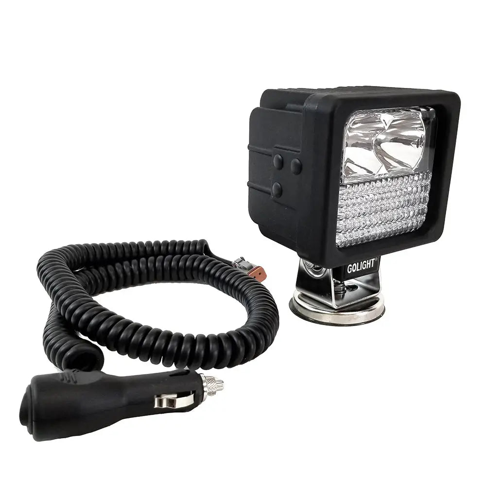 Golight GXL LED Hybrid Portable Work Light Series Magnetic Mount w/No Remote - 12V - Black [40235] - Search Lights