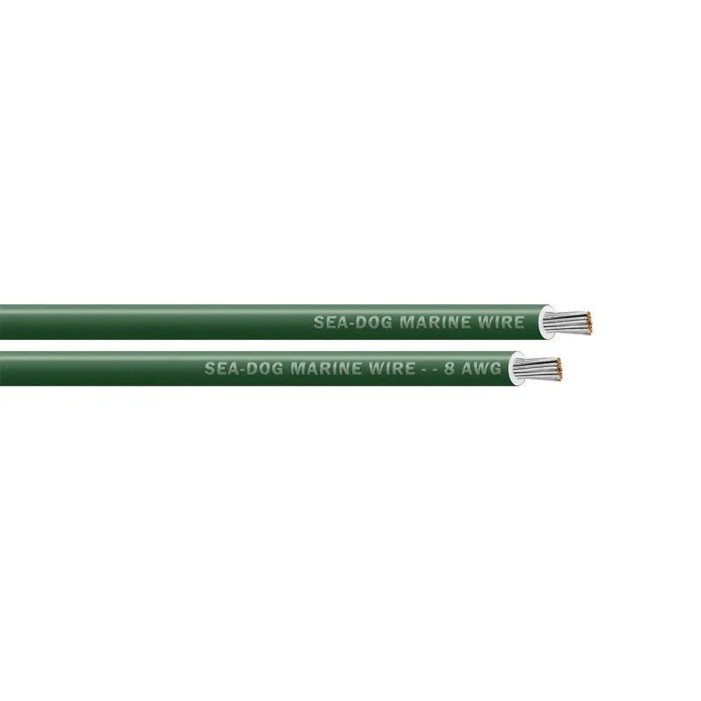Green Primary Wire Sea-Dog 8 AWG 1000 Foot Tinned Copper - Wire