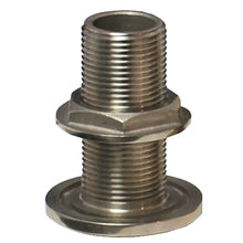 GROCO 1-1/4’’ NPS NPT Combo Stainless Steel Thru-Hull Fitting w/Nut [TH-1250-WS] - Thru-Hull Fittings