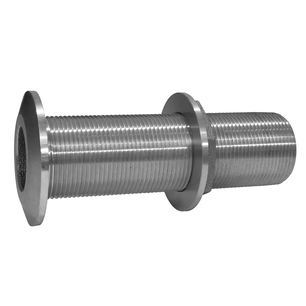 GROCO 1-1/4’’ Stainless Steel Extra Long Thru-Hull Fitting w/Nut [THXL-1250-WS] - Thru-Hull Fittings