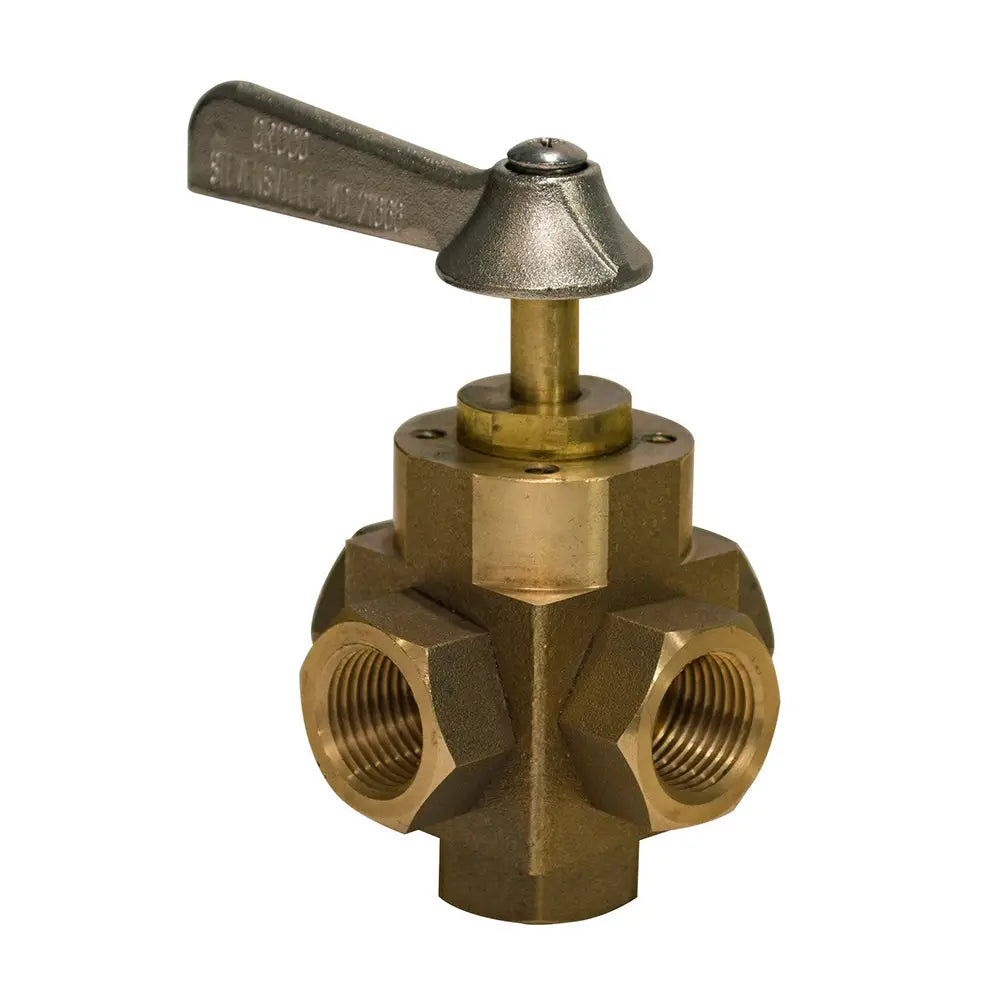 GROCO 1/2’’ 5-Port Tank Selector Valve [FV-550-L] - Fittings
