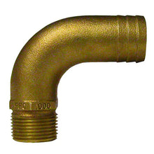 GROCO 1’’ NPT x 1-1/4’’ ID Bronze Full Flow 90 Elbow Pipe to Hose Fitting [FFC-1000] - Fittings