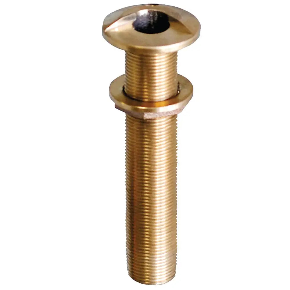 GROCO 3/4’’ Bronze Extra Long High Speed Thru-Hull Fitting w/Nut [HSTHXL-750-W] - Thru-Hull Fittings