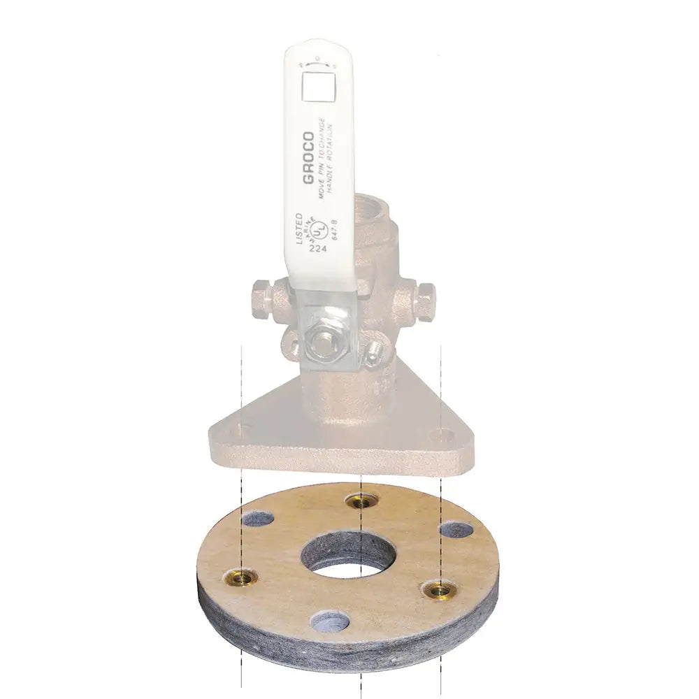 Groco 1-1/4’’ 1-1/2’’ Seacocks Backing Block - Fittings