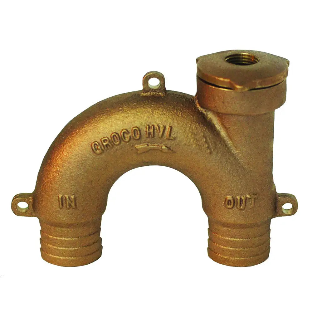 GROCO Bronze Vented Loop - 2’’ Hose [HVL-2000] - Marine Sanitation
