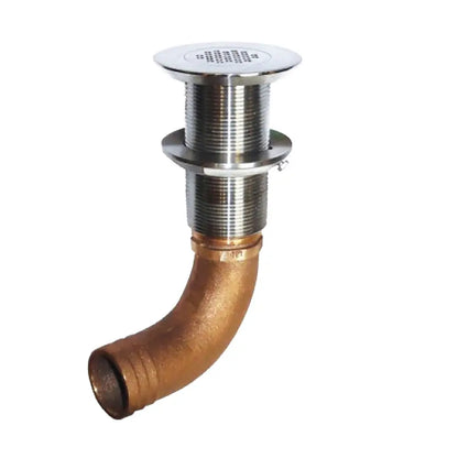 GROCO Deck Scupper 90 Degree 1-1/2’’ Hose Connection [SCUS-1590] - Fittings