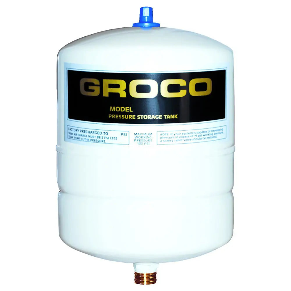 0.5 Gallon Drawdown GROCO Pressure Storage Tank - Washdown / Pressure Pumps