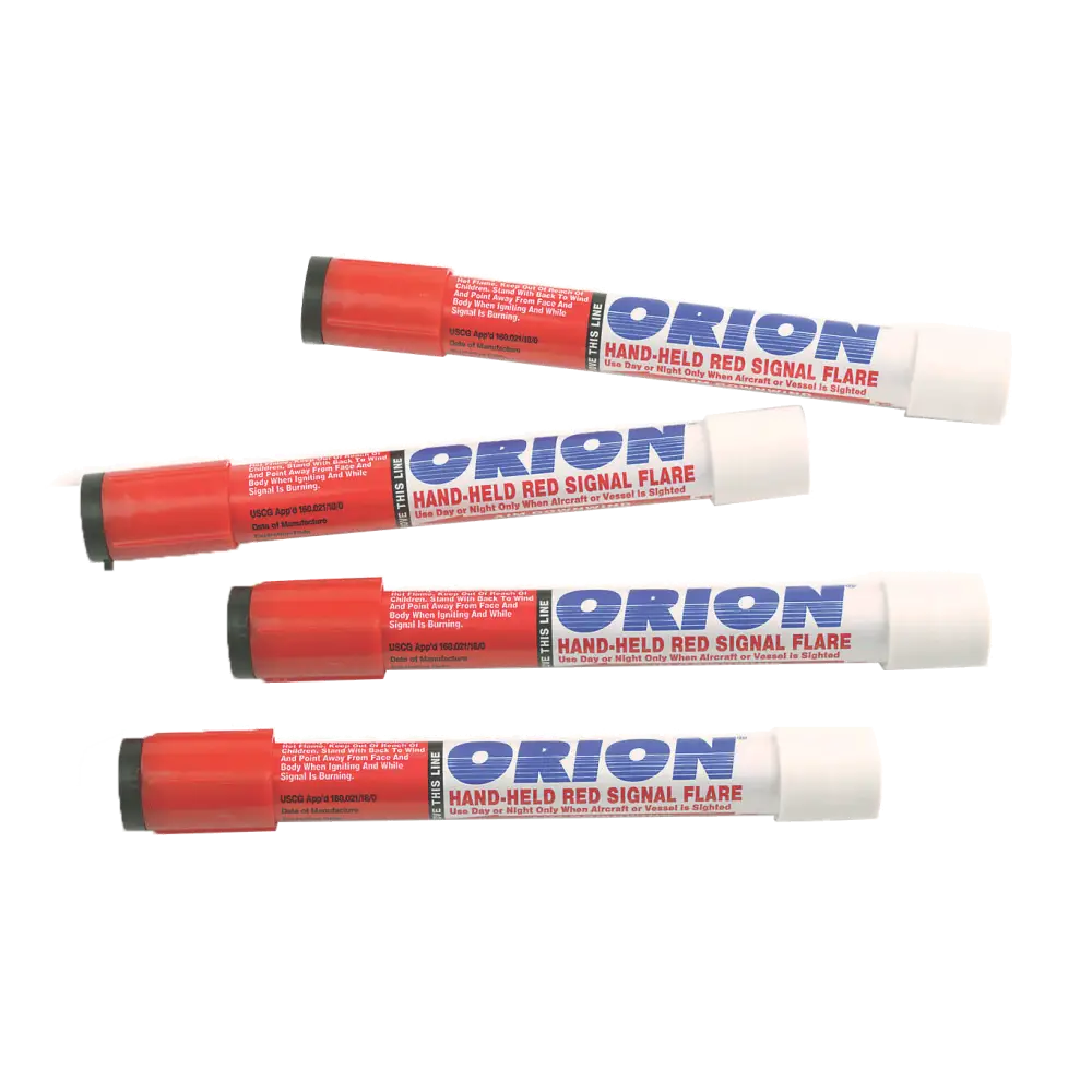 HANDHELD RED FLARES (PK4)(OBS)