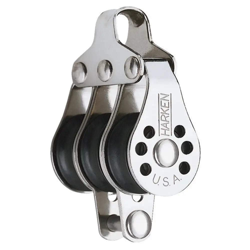 Harken 22mm Triple Micro Block w/Becket- Fishing [229F] - Outrigger Accessories
