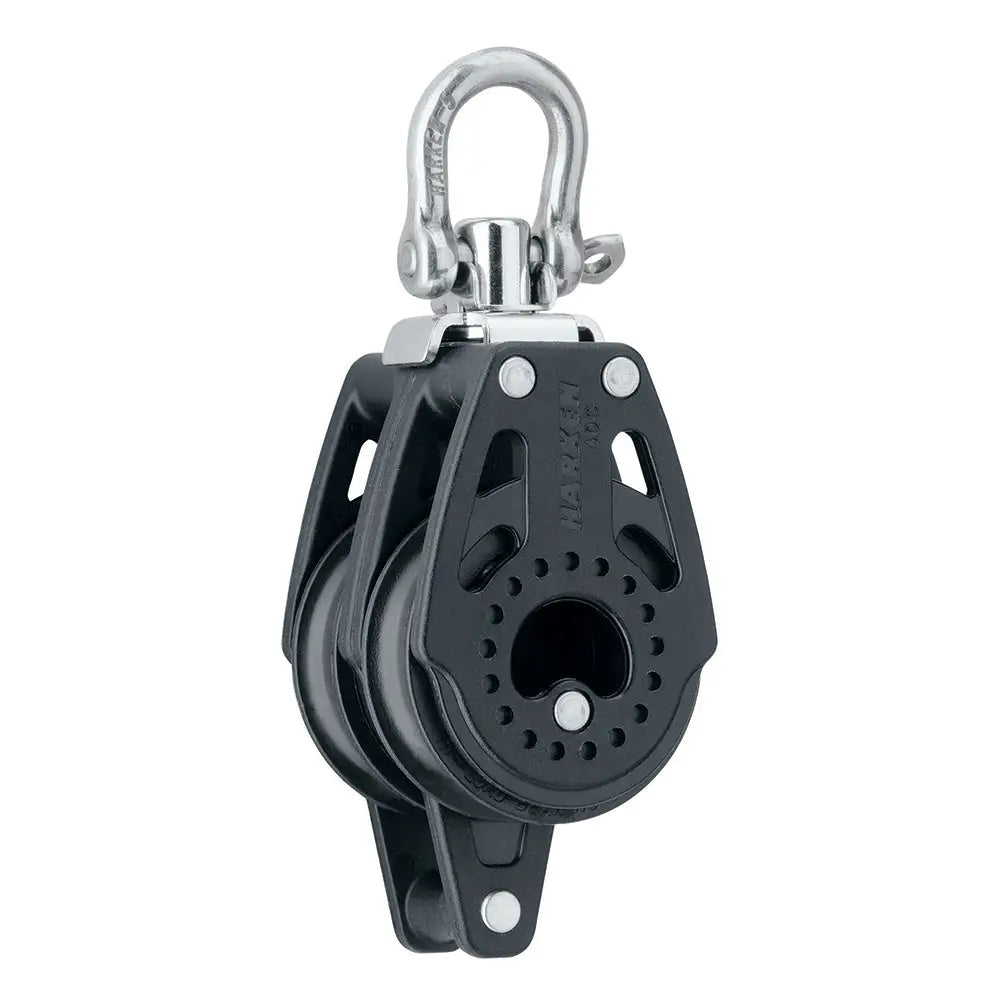 Harken 40mm Carbo Air Double Swivel Block w/Becket [2639] - Blocks