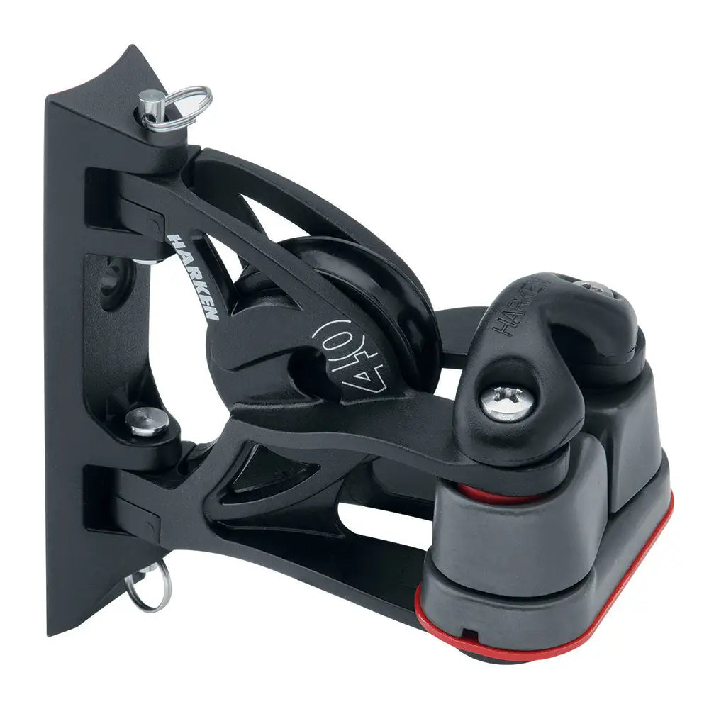 Harken 40mm Carbo Air Pivoting Lead Block w/Aluminum Cam-Matic Cleat [2156] - Blocks