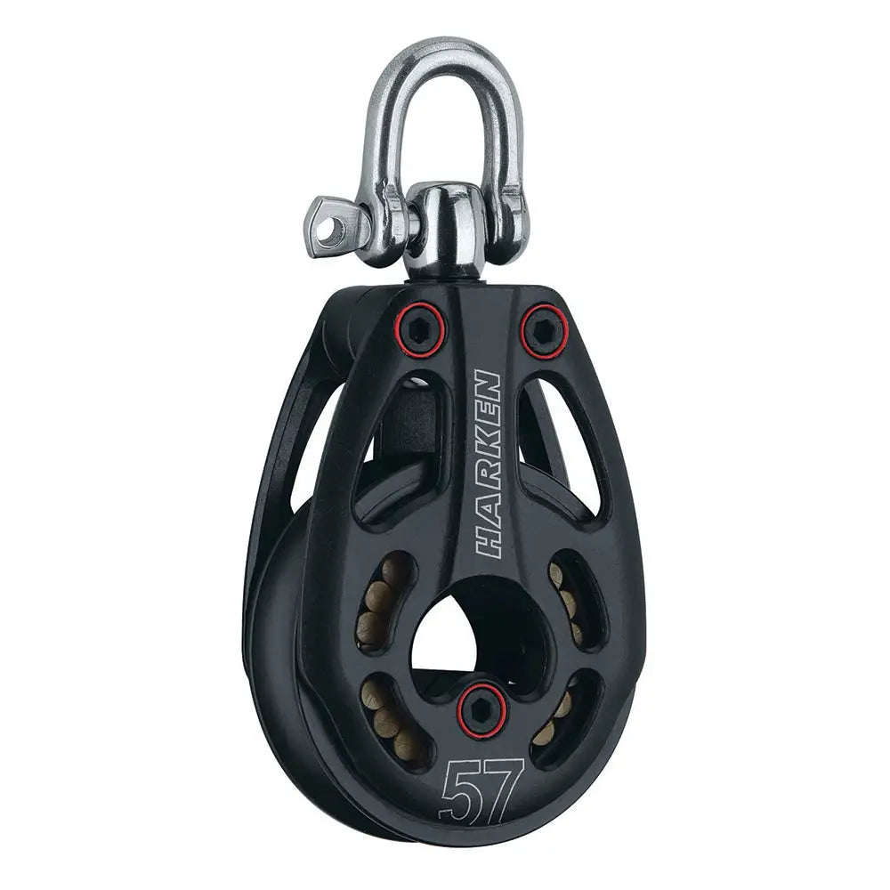 Harken 57mm Aluminum Low Load Black Magic Block w/Swivel [3226] - Blocks