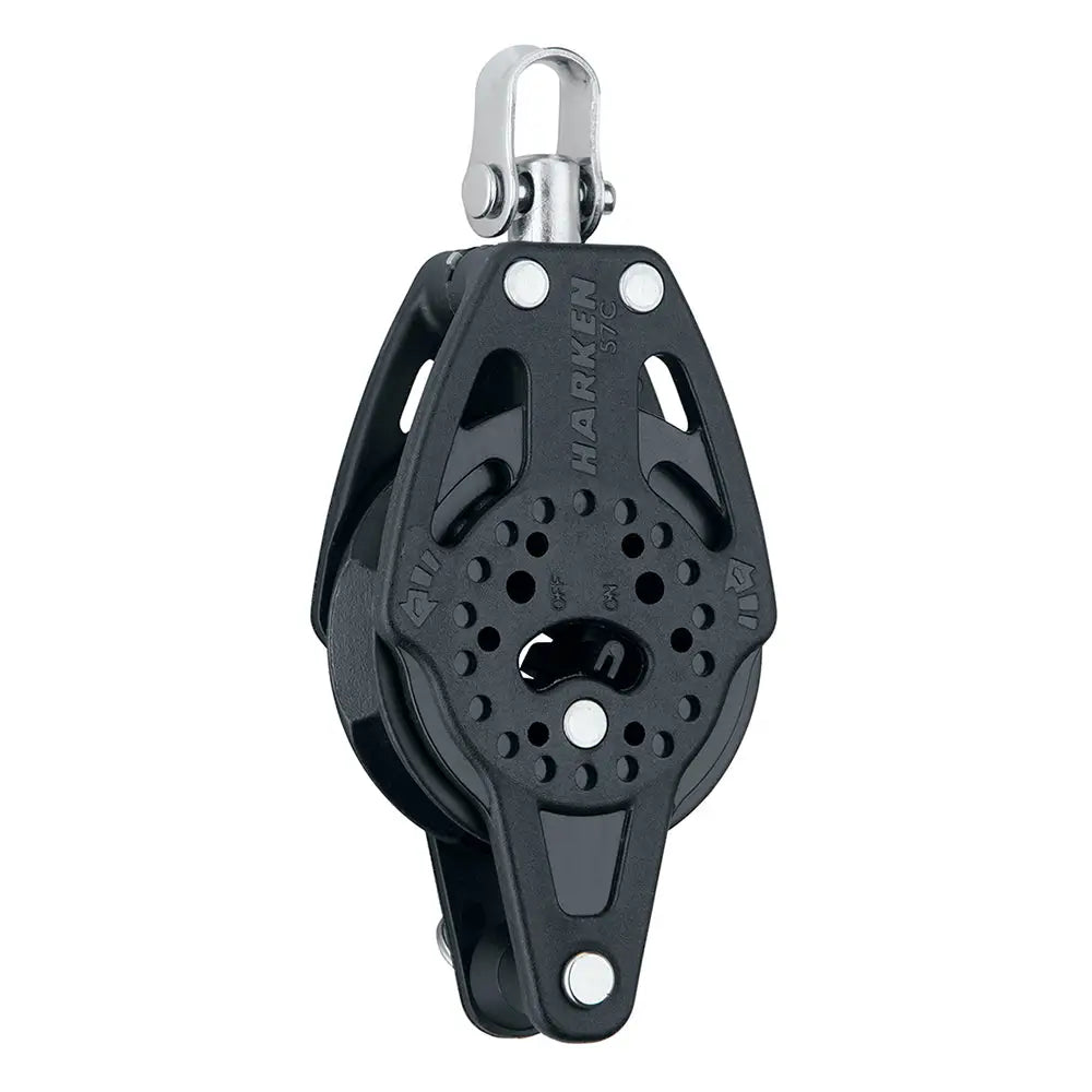 Harken 57mm Carbo Single Ratchet Block w/Swivel Becket [2136] - Blocks