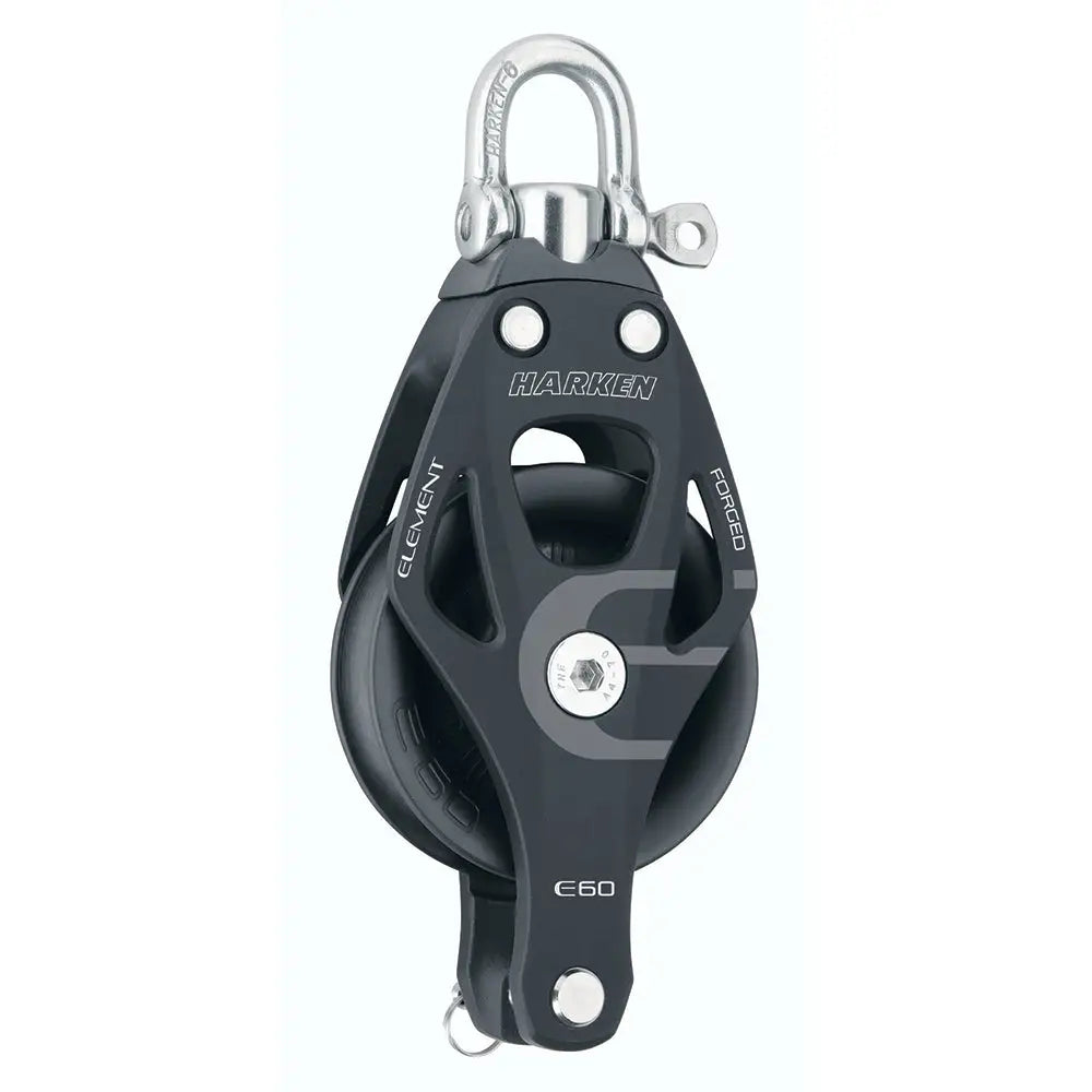 Harken 60mm Single Aluminum Element Block w/Swivel Becket [6261] - Blocks