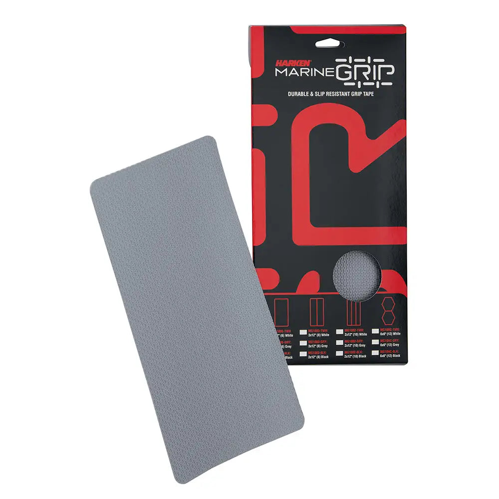 Harken Marine Grip Tape - 6 x 12’’ - Grey - 6 Pieces [MG1006-GRY] - Accessories