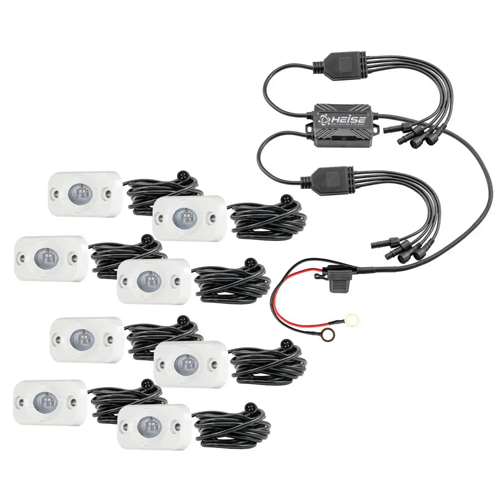 HEISE RGB Accent Light Kit - 8 Pack [HE-8MLRGBK] - Lighting
