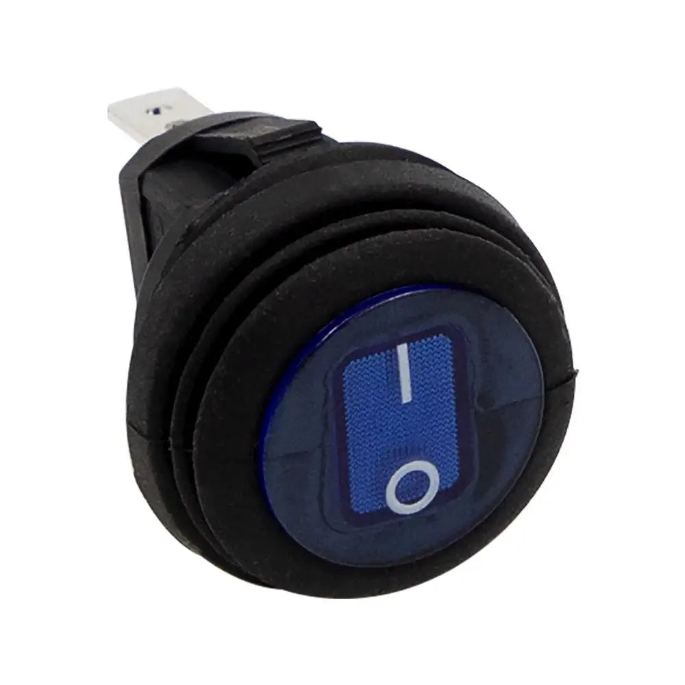 HEISE Rocker Switch - Illuminated Blue Round - 5-Pack [HE-BRS] - Accessories