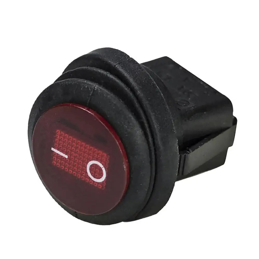 HEISE Rocker Switch - Illuminated Red Round - 5-Pack [HE-RRS] - Accessories