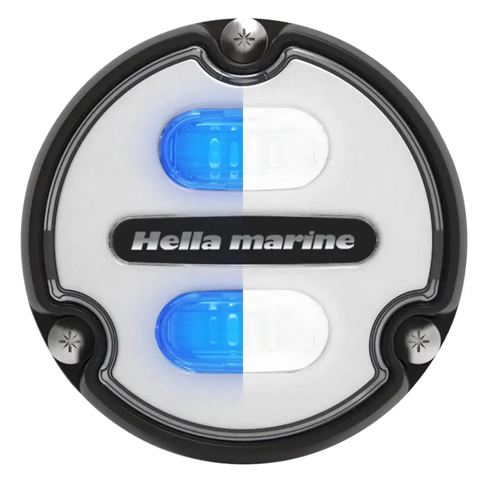 Hella Marine Apelo A1 Blue White Underwater Light - 1800 Lumens - Black Housing - White Lens [016145-011] - Underwater