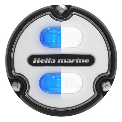 Hella Marine Apelo A1 Blue White Underwater Light - 1800 Lumens - Black Housing - White Lens [016145-011] - Underwater