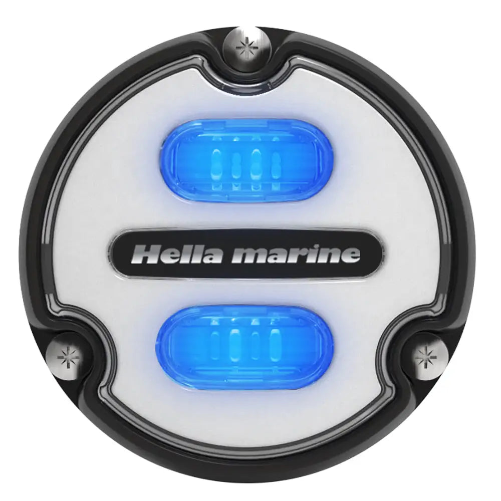 Hella Marine Apelo A1 Blue White Underwater Light - 1800 Lumens - Black Housing - White Lens [016145-011] - Underwater