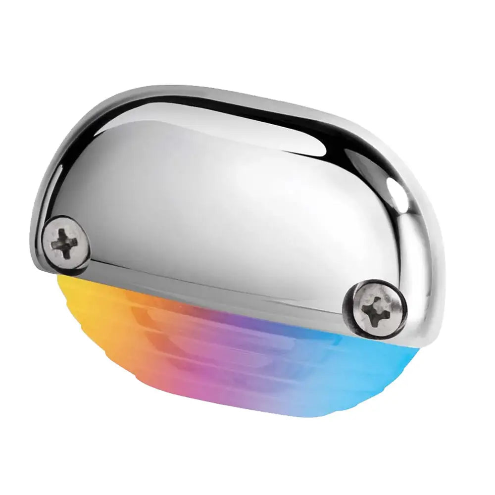 Hella Marine Apelo RGB Step Lamp - Stainless Steel Cap [958126551] - Interior / Courtesy Light
