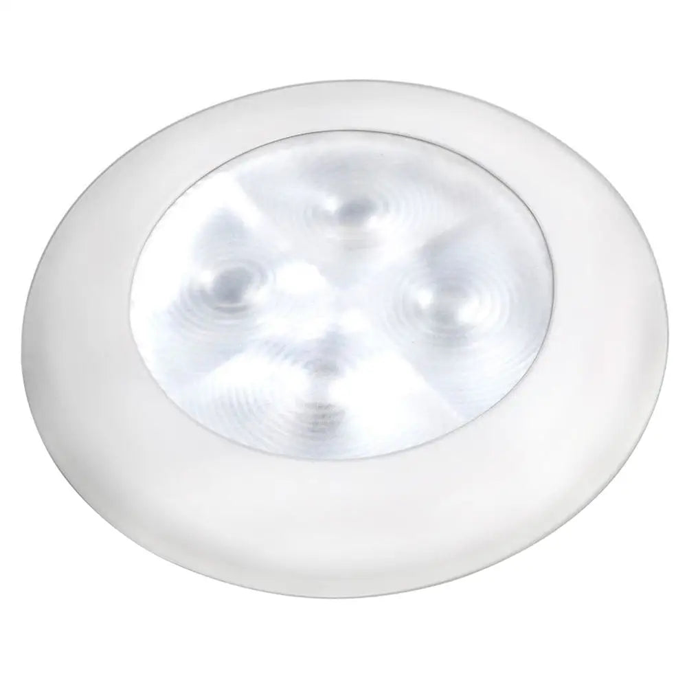 Hella Marine Courtesy Light - Warm White w/White Rim [980500741] - Interior / Courtesy Light