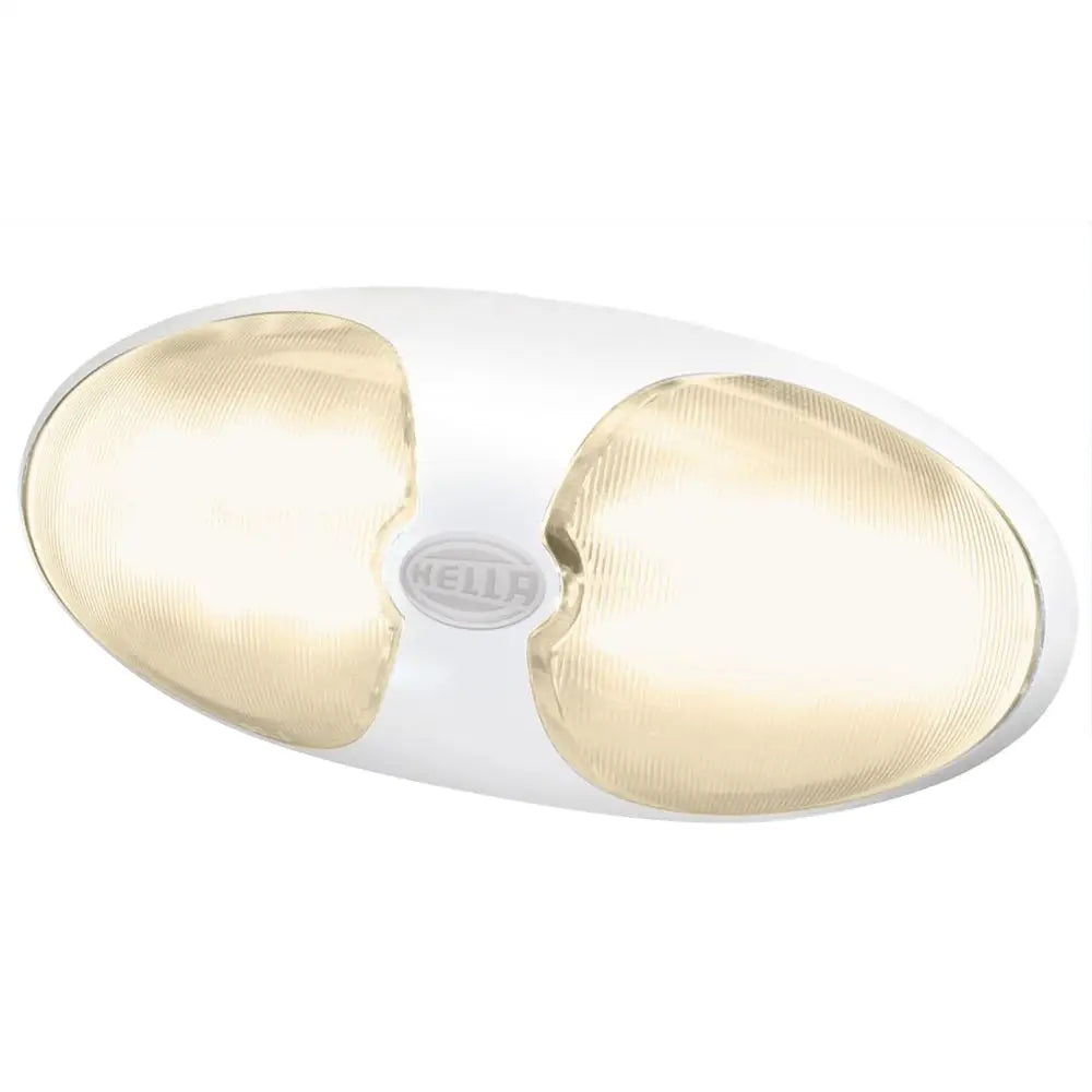 Hella Marine DuraLED 12 Interior/Exterior Lamp - Warm White LED - White Housing [959700701] - Interior / Courtesy Light